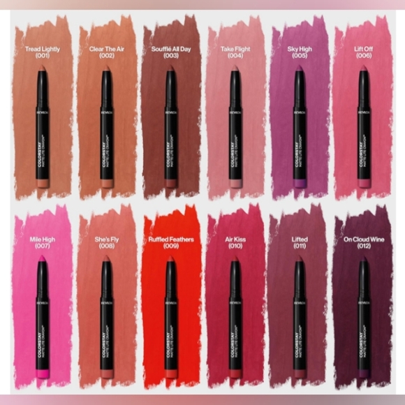 REVLON ColorStay Matte Lite Crayon Lipstick in Air Kiss - Picture 9 of 11